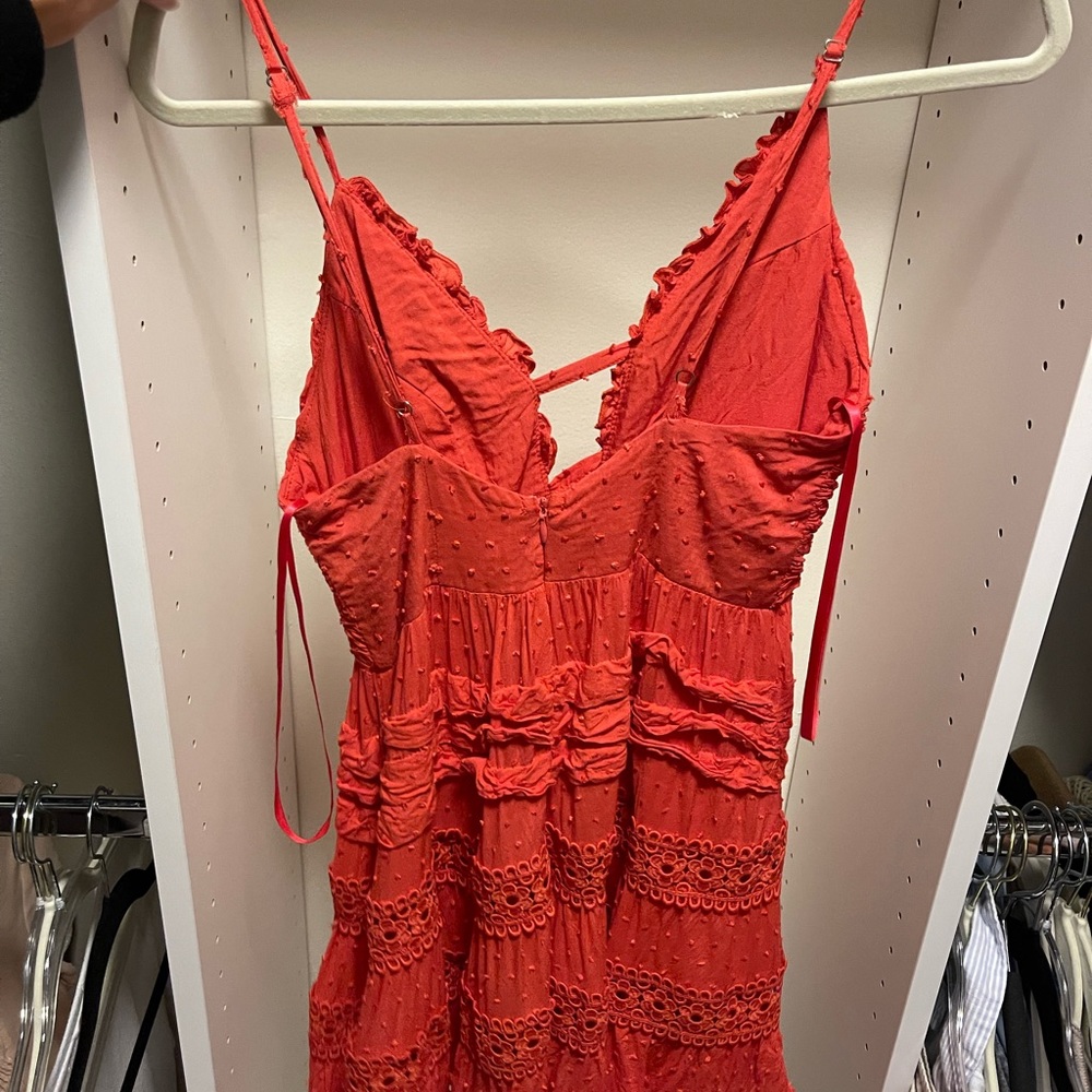Tank red dress by selfie Leslie